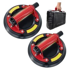 8" Heavy Duty Suction Cups for Glass - 960 lb Without Pressure Gauge - 2 Pack