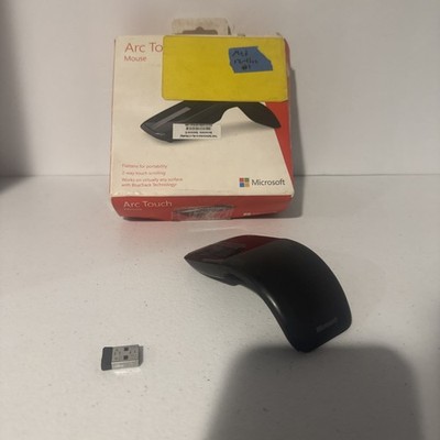 Microsoft Arc Touch Model: 1428-Wireless Touch Mouse WITH Dongle-Tested  Working