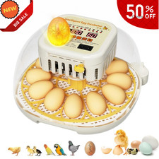 12 Egg Incubator with Auto Egg Turning Humidi...