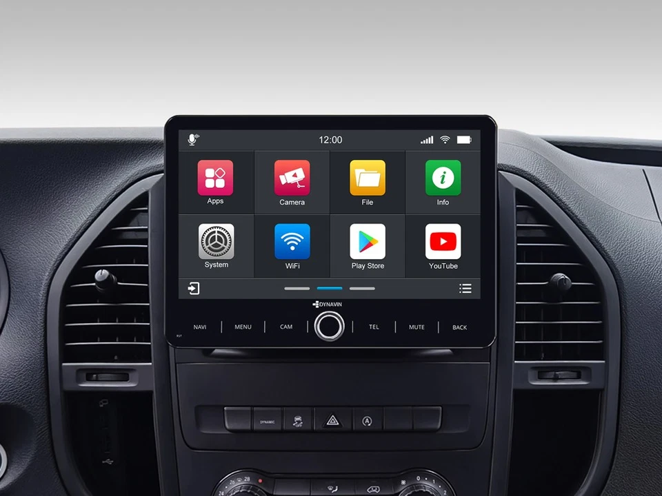 Autoradio Navigation DAB+ für Mercedes Sprinter W906 Apple CarPlay kabellos BT - Bild 4 von 4