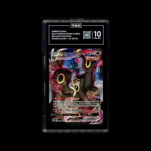2022 Pokemon Sword & Shield Brilliant Stars Umbreon VMAX #TG23 TAG 10