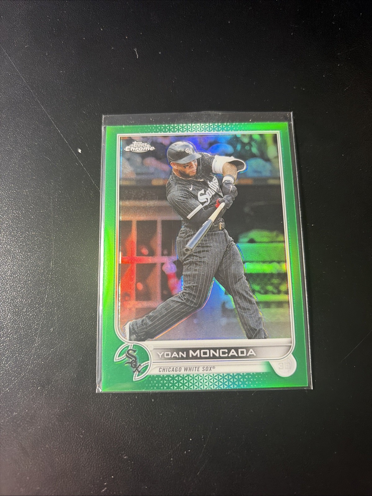2022 Topps Chrome - Yoan Moncada #127 Green Refractor /99