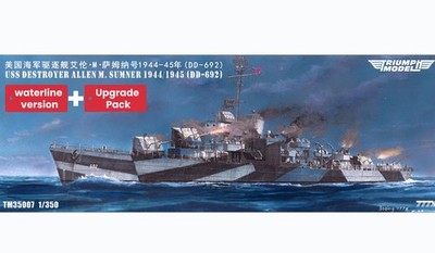 Destroyer Allen M. Sumner(DD-692) TM35007WL 1/350 Waterline Ver Kit+Upgrade Pack