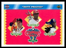 1992 Upper Deck Comic Ball 3 Batty Practice/Jim Abbott/Ken Griffey Sr./Ken