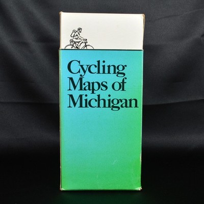 Complete VINTAGE Boxed Set 48 CYCLING MAPS Of MICHIGAN 1979