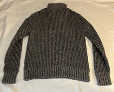 Cat Jack Boys Grey 1/4 Zip Sweater size M 8-10