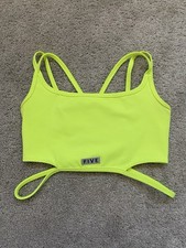 Five 5 Dancewear Neon Yellow Top XS