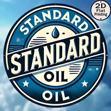 STANDARD OIL COMPANY SERVICE Sign Rustic Metal Sign RETRO Garage Man Cave