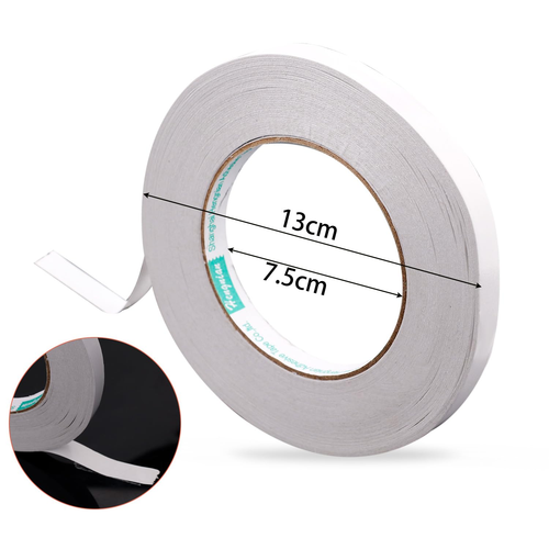 Double Sided Fabric Tape, 1/2 Inch X 200Ft No Sew Hemming Tape Stitch Witchery T - Picture 2 of 6