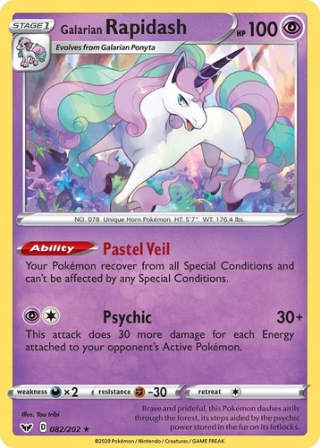Pokémon Carta Jumbo Rapidash V Swsh111 Promo - Foto 9