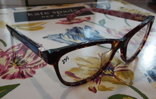 Kate Spade Verna 086 140 Eyeglasses Glasses Frames W/Case NEW Brown/Pink - Picture 6 of 13