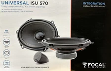 NEW Focal ISU570 Universal Integration Series 5x7" Component Speakers  (1 Pair)
