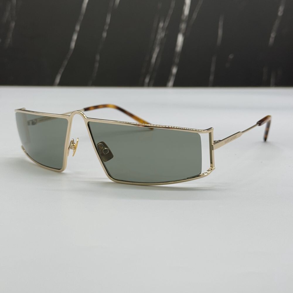 NUOVI OCCHIALI DA SOLE SAINT LAURENT SL606 004 UNISEX ORO SAINT LAURENT SL606 004