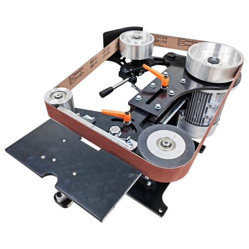 220V Belt Sander Grinder Multi-funchion Knife Sharpener Polishing Machine 71"*2" - Picture 21 of 24