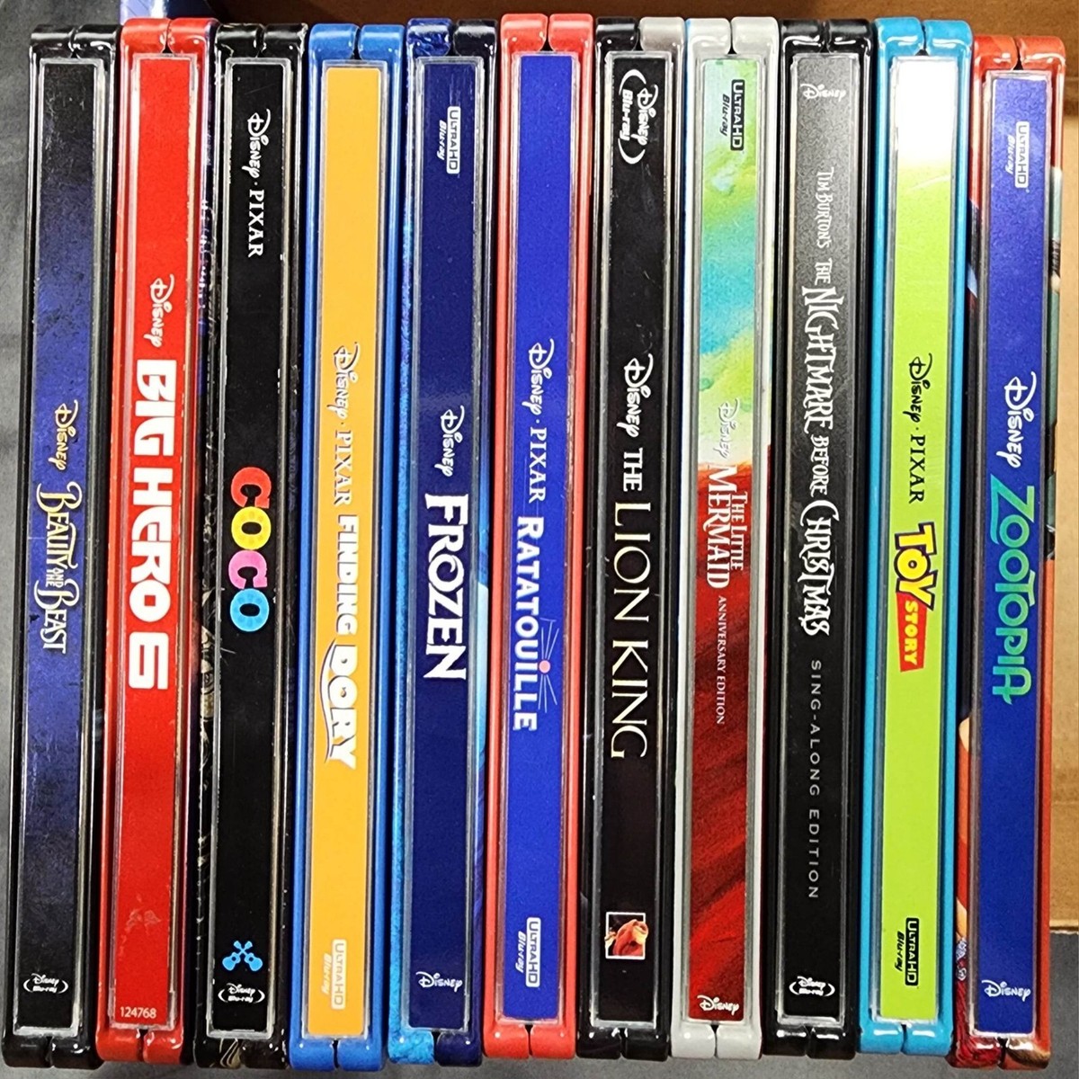 Disney Steelbook Bluray Lot BUY 4 GET 30% OFF Beauty Beast Nemo