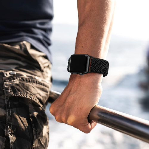 For Apple Watch Series 1-10, SE, Ultra 38/40/41/ 42 / 44/ 45mm/ 46mm/ 49mm Nylon - Picture 6 of 7