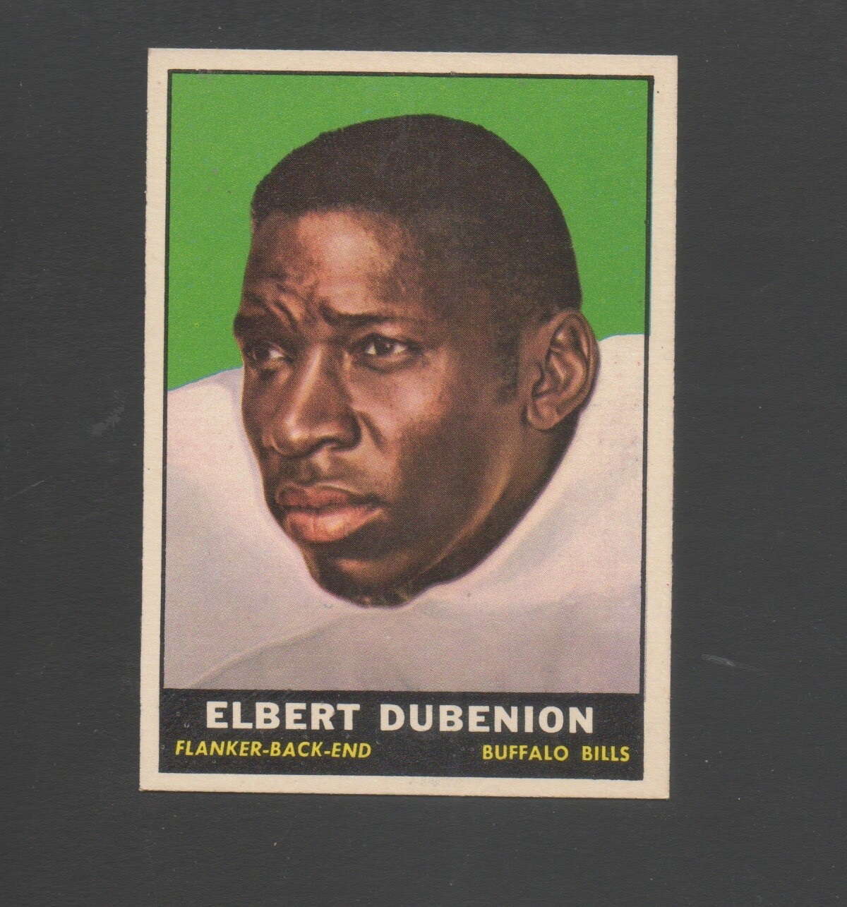 1961 Topps Football Card #159 Elbert Dubenion-Buffalo Bills Near Mint Card