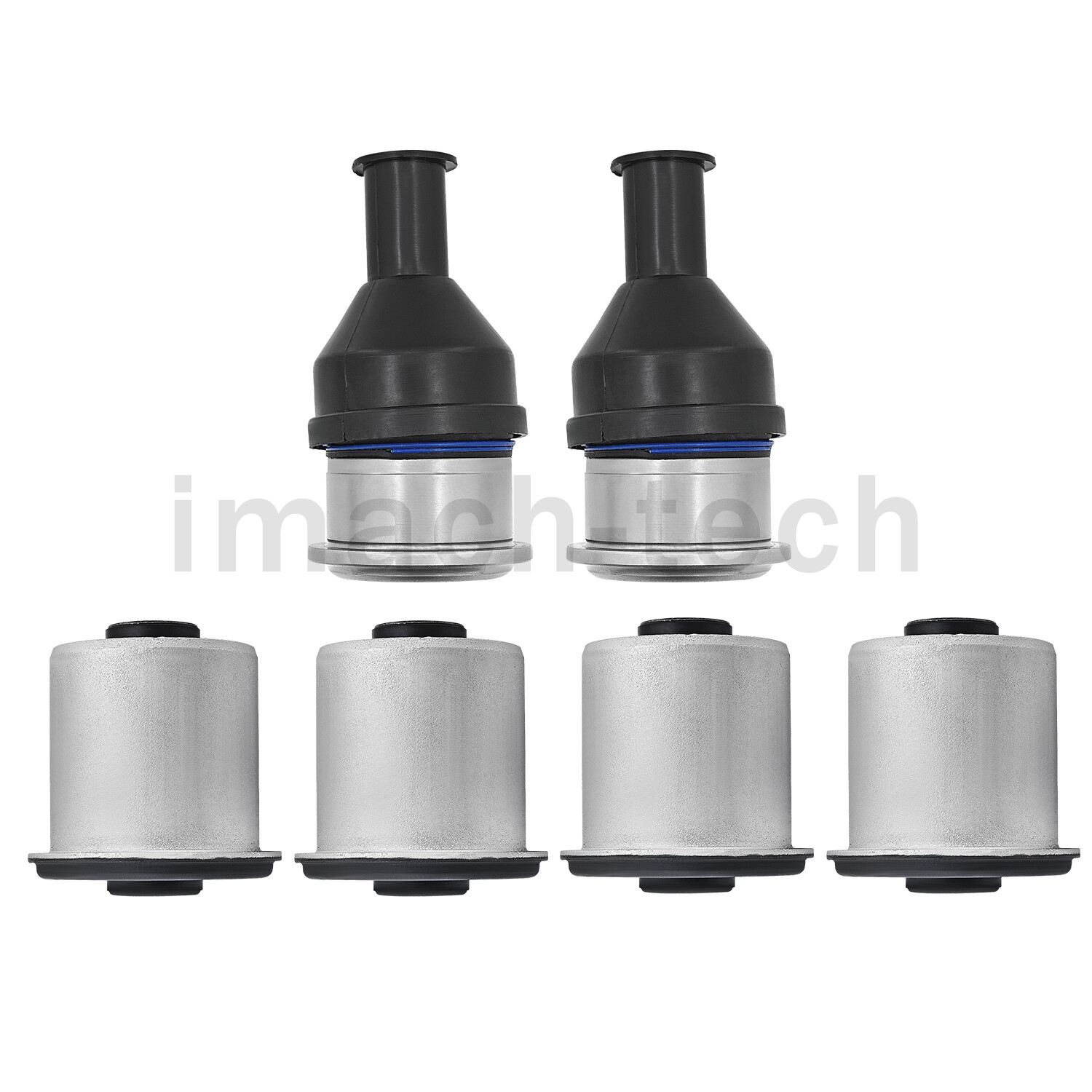 6x Front Upper Control Arm Ball Joint & Bushing fit Bentley Arnage Silver Seraph