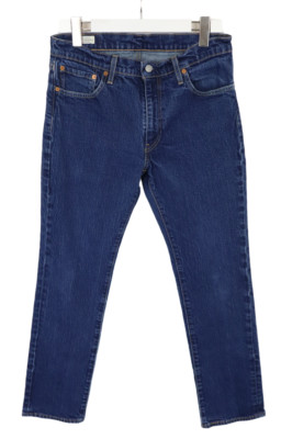 Levi's 511 Premium Big E Jeans Herren W33/L30 Fade Effekt Blau Zip Fly Slim Fit