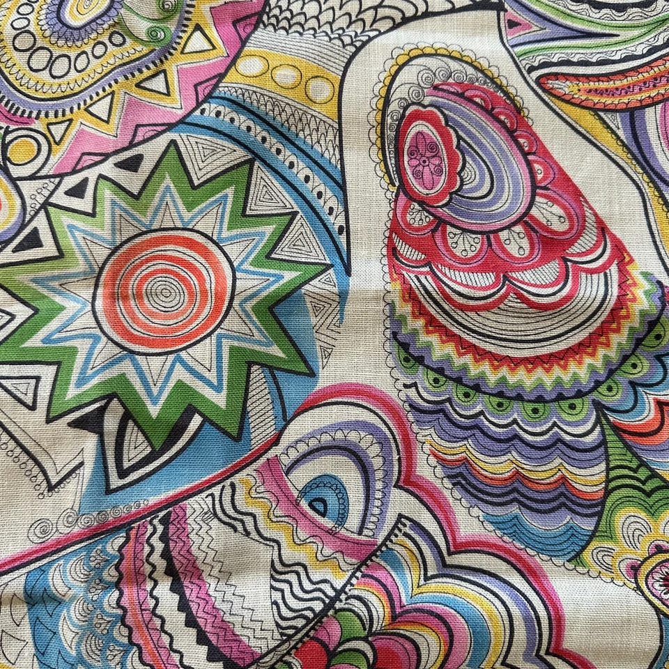 VERVAIN Sample Fabric Magura 100% Linen 26" Great for Pillow - Image 3 of 3