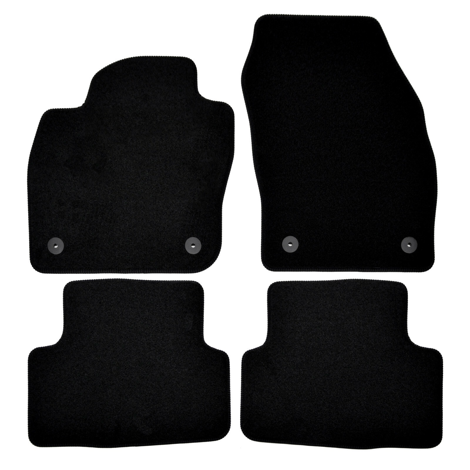 Tapis en velours noir pour VW T-Cross voyagez en famille avec un habitacle propre