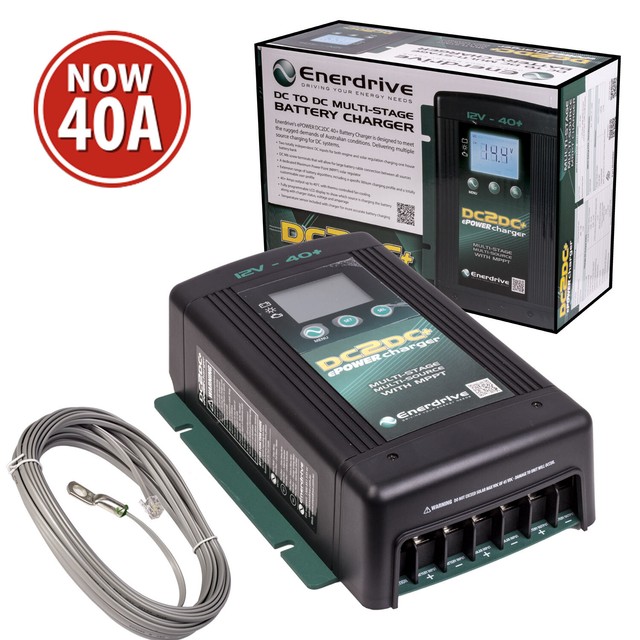 Enerdrive ePOWER DC2DC 12V 40A DC to DC Multi-Stage Battery Charger