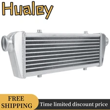 23"x8"x3" Aluminum FMIC Front Mount Turbo Intercooler 2.2" In/Outlet Universal