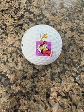 LOGO GOLF BALL-ORIGINAL DISNEY DONALD DUCK GOLFING-DIFFERENT