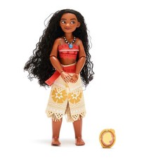 DISNEY STORE MOANA DOLL WITH PENDANT 2020 AUTHENTIC NEW