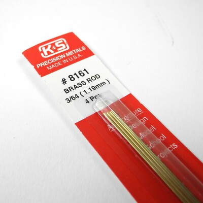 K&S Precision Metals 8161 4PK 3/64 OD X 12 SB Rod - Foto 7