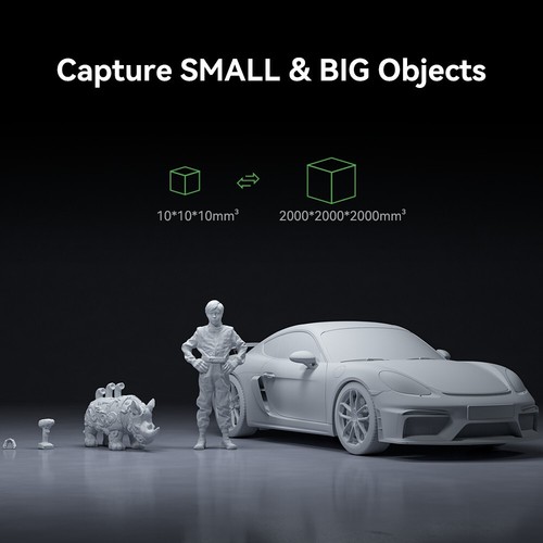 Creality 3D-Scanner CR-Scan Otter Vier-Linsen-Stereo-Vision, Anti-Shake-Tracking - Afbeelding 10 van 16