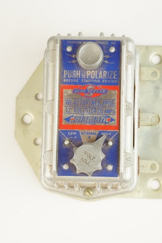 Blue Streak 12V Vintage Voltage Regulator VR-427XP NOS Hot Rod Race Comet Falcon - Picture 2 of 14