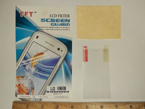 NEU LCD Displayschutzfolie Schutzschild für LG KU990 USA SCHNELLER VERSAND - Bild 1 von 4