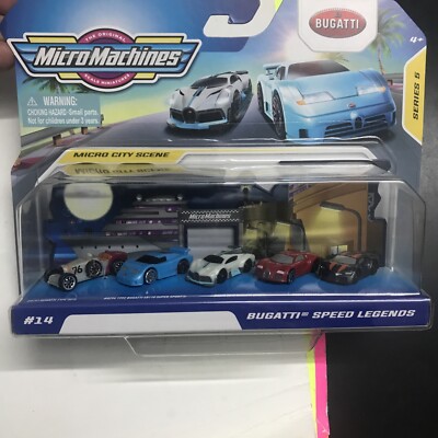 Micro Machines #14 Bugatti Speed Legends, Micro City Scene 