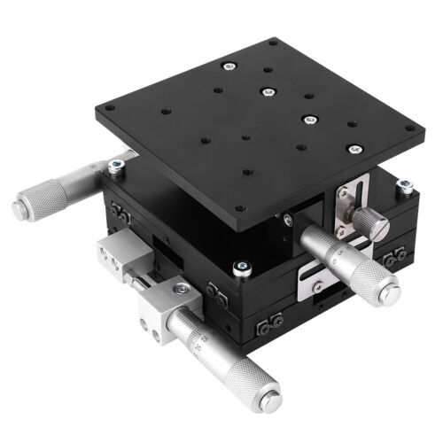 XYZ 3 Axis LD90-LM Manual Linear Stage Trimming Platform Tuning Sliding Table - Picture 7 of 8