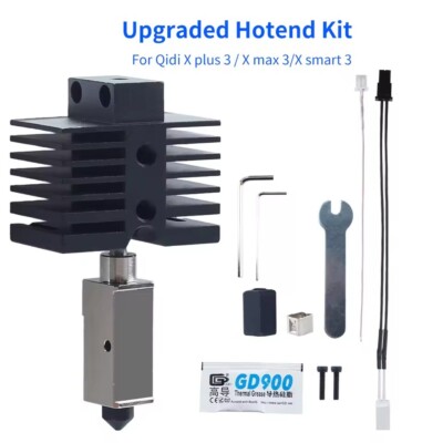 Hotend Kit 0.4mm Düsenkopf für Qidi Q1 Pro/X Max 3/X Plus 3D Drucker Zubehör