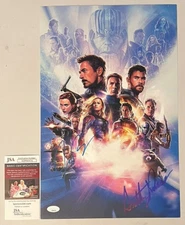 ANTHONY & JOE RUSSO Authentic Hand-Signed "AVENGERS ENDGAME" 11x17 Photo JSA COA