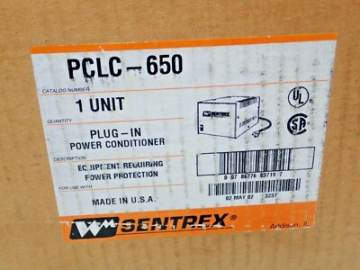 SENTREX PCLC-650 POWER CONDITIONING SYSTEM,PLUG IN 6 OUTLET NEW