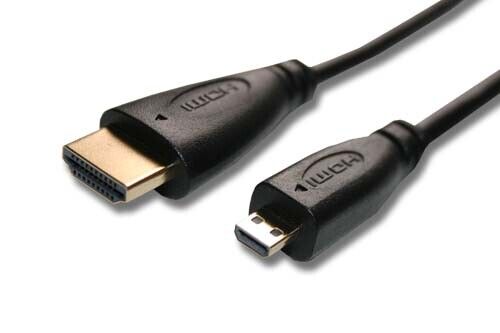 5m HDMI KABEL 1.4 TYP-A AN D-Micro HDCP HEC ARC 1080p vergoldet - Bild 1 von 1