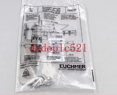 1pcs NEW IN BOX EUCHNER 059226 Mechanical Switch Sensor Pin Key