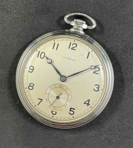 Rare Vintage MOERIS pocket Swiss watch Cal. 16A , Jew.15 - 第 5/10 張圖片