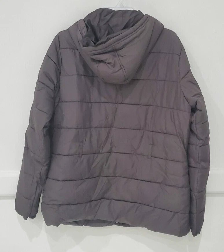 NUEVO SIN ETIQUETAS US Polo Association Mujer Cinturón Burbuja Chaqueta Gris Talla L $140 i315 Foto 2 de 2