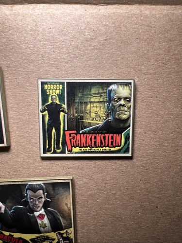 Universal Studios Enamel Pins Monster Universe Posters Set - Picture 4 of 6
