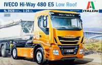 Iveco Hi-Way 480 E5 Low Roof Truck Lkw 1:24 Model Kit Bausatz Italeri 3928