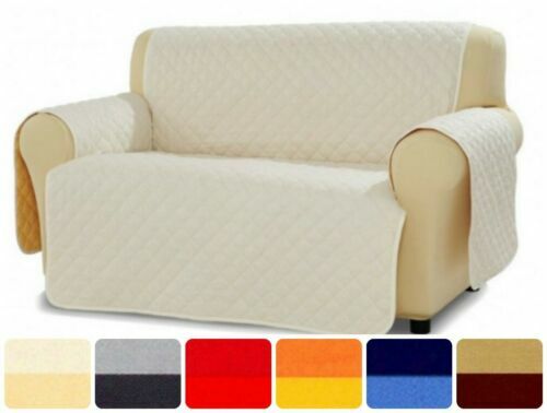 ITALYSWEETHOME Salvapoltrona Copripoltrona Trapuntato 1 Posto – Cotone Con Cuori Appesi, Beige – Seduta 60-65 Cm, Antiscivolo