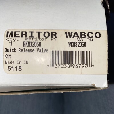 MERITOR  RKN32050 WABCO WKN32050 Quick Release Valve Kit
