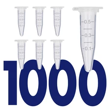 0.5mL Microcentrifuge Tube with Snap Cap [1000/Pack]