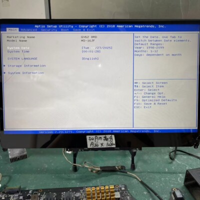 MS-16JF1 For MSI GV62 8RD Motherboard With i7-8750H CPU GTX1050Ti