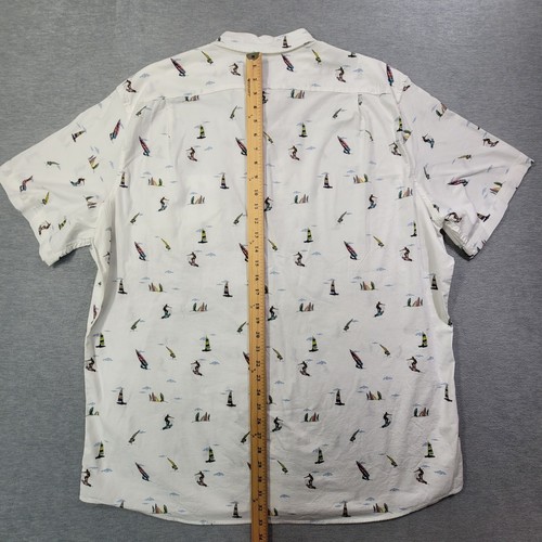 Sonoma Hemd Herren 3XLT weiß Windsurf Button Down Stretch die perfekte Länge Neu mit Etikett - Bild 8 von 10