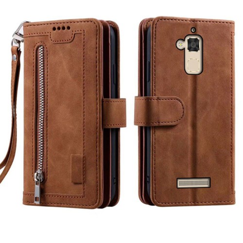 Asus Zenfone 3 Max ZC520TL Wallet Case,Leather Zipper Magnetic Flip Card Case - Picture 12 of 26